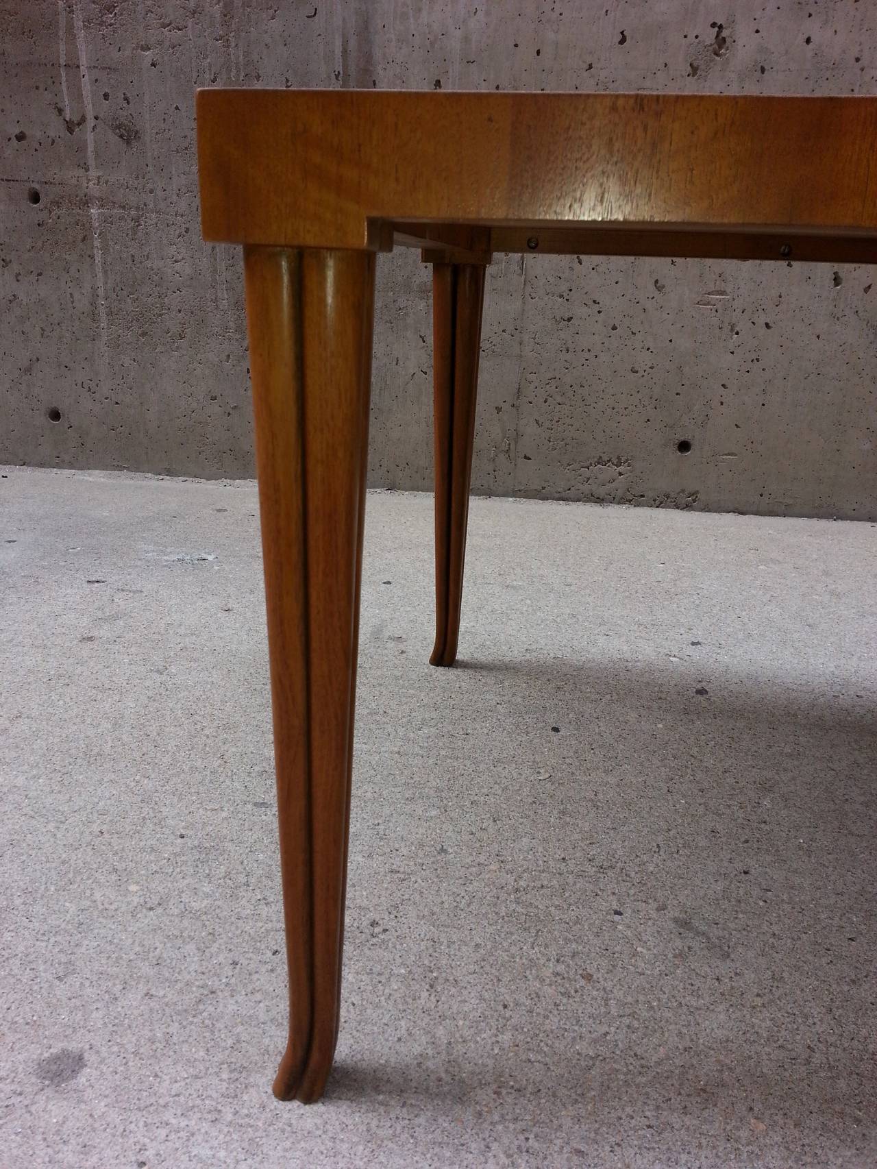 Pair of RARE Walnut End Tables by T. H. Robsjohn-Gibbings for Baker, circa 1961 In Good Condition For Sale In St. Louis, MO