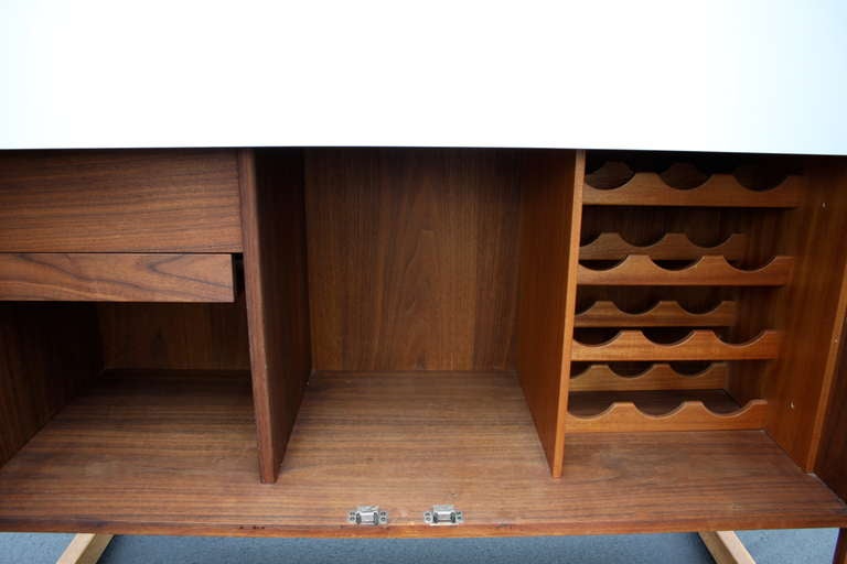Wood Jens Risom Bar Cabinet