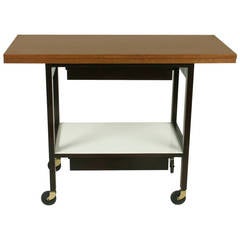 Edward Wormley for Dunbar Flip-Top Serving or Bar Cart 11
