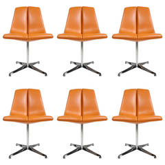 Set of Six Richard Schultz Side Chairs