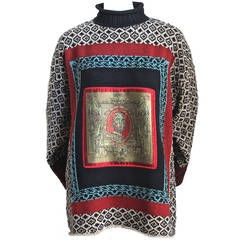 1994 JEAN PAUL GAULTIER 'le grande voyage' runway sweater.