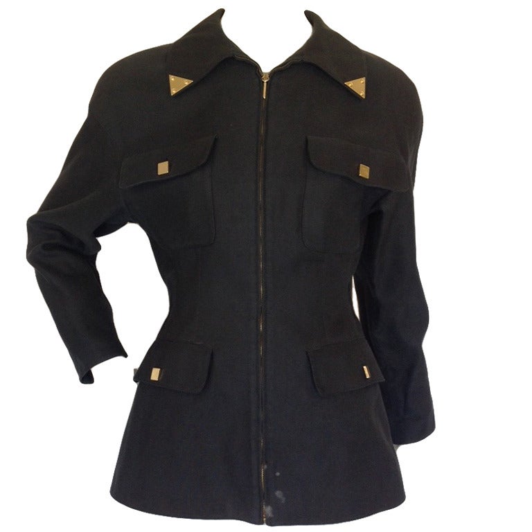 Claude Montana Military Jacket For Sale