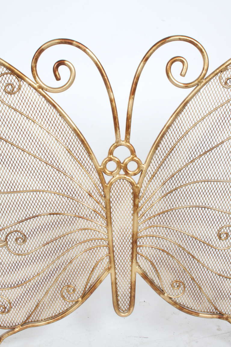Butterfly Firescreen In Excellent Condition In St. Louis, MO