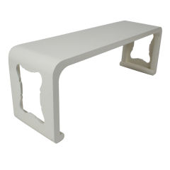 Dorothy Draper style lacquered cocktail table 10