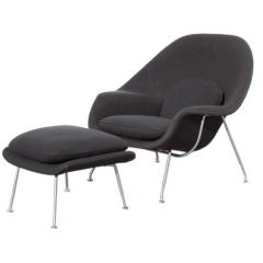 Eero Saarinen for Knoll Womb chair and ottoman