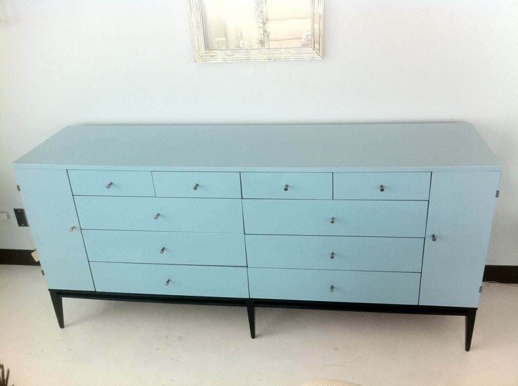 20 Drawer Lacquered Commode by Paul McCobb 1