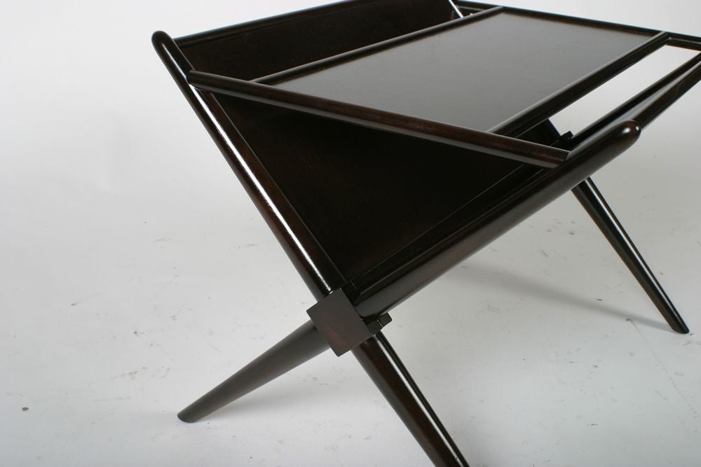 T. H. Robsjohn-Gibbings for Widdicomb X Form Magazine Table  In Good Condition In St. Louis, MO