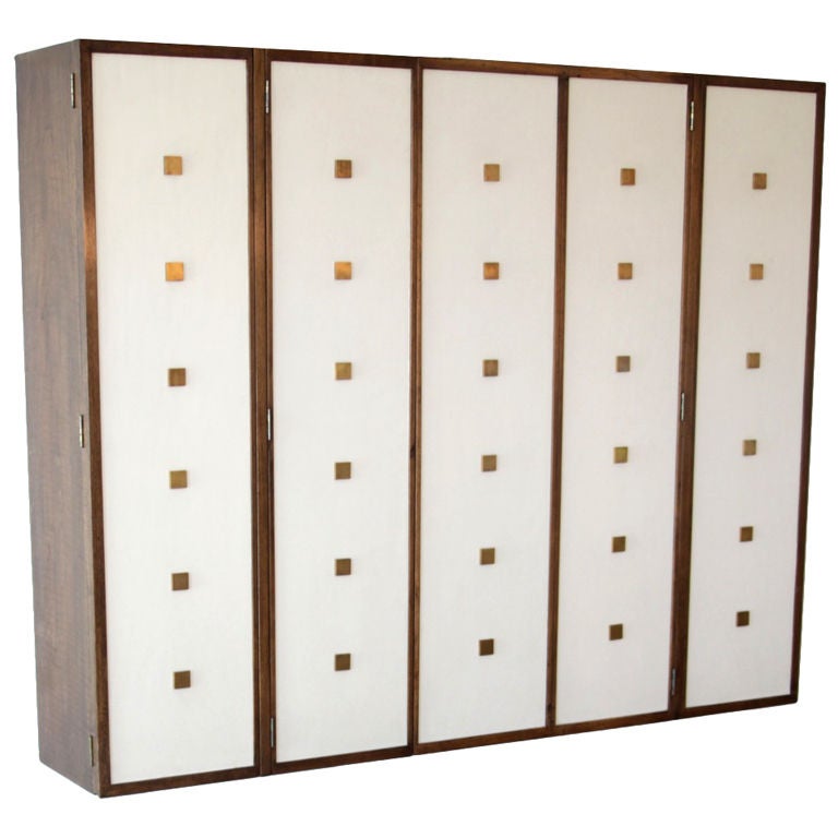 Bert England for Johnson Furniture Forward Trend Wall Mounted Cabinet