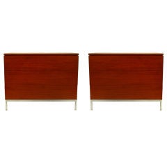 Pair of Florence Knoll chest of drawers