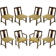 Edward Wormley for Dunbar set of 8 dining chairs (2 arm 6 side) 9
