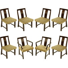Edward Wormley for Dunbar Set of Eight Dining Chairs