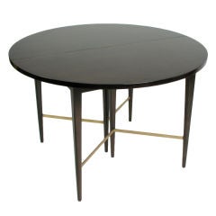 Paul McCobb Round Dining Table With 6 Extension Leaves