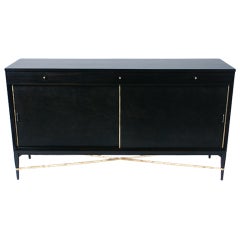 Paul McCobb sideboard with brass stretcher
