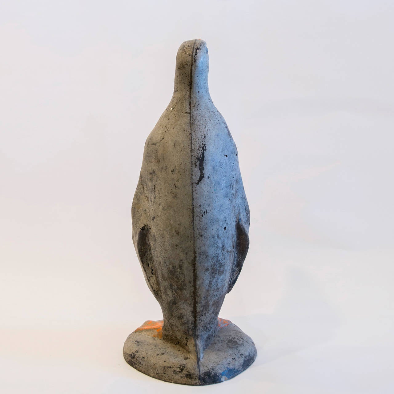 20th Century Large English Cast Concrete Penguin For Sale