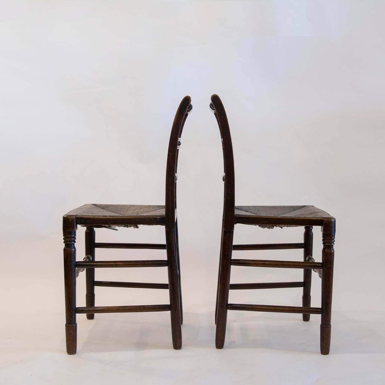 Pair of English Provincial Side Chairs 2