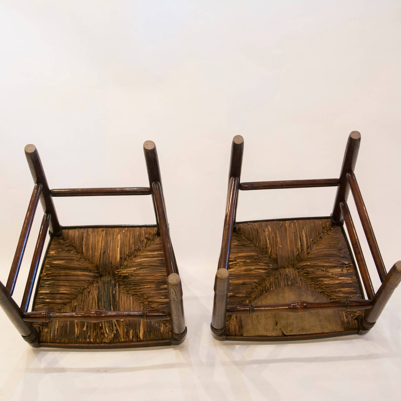 Pair of English Provincial Side Chairs 4
