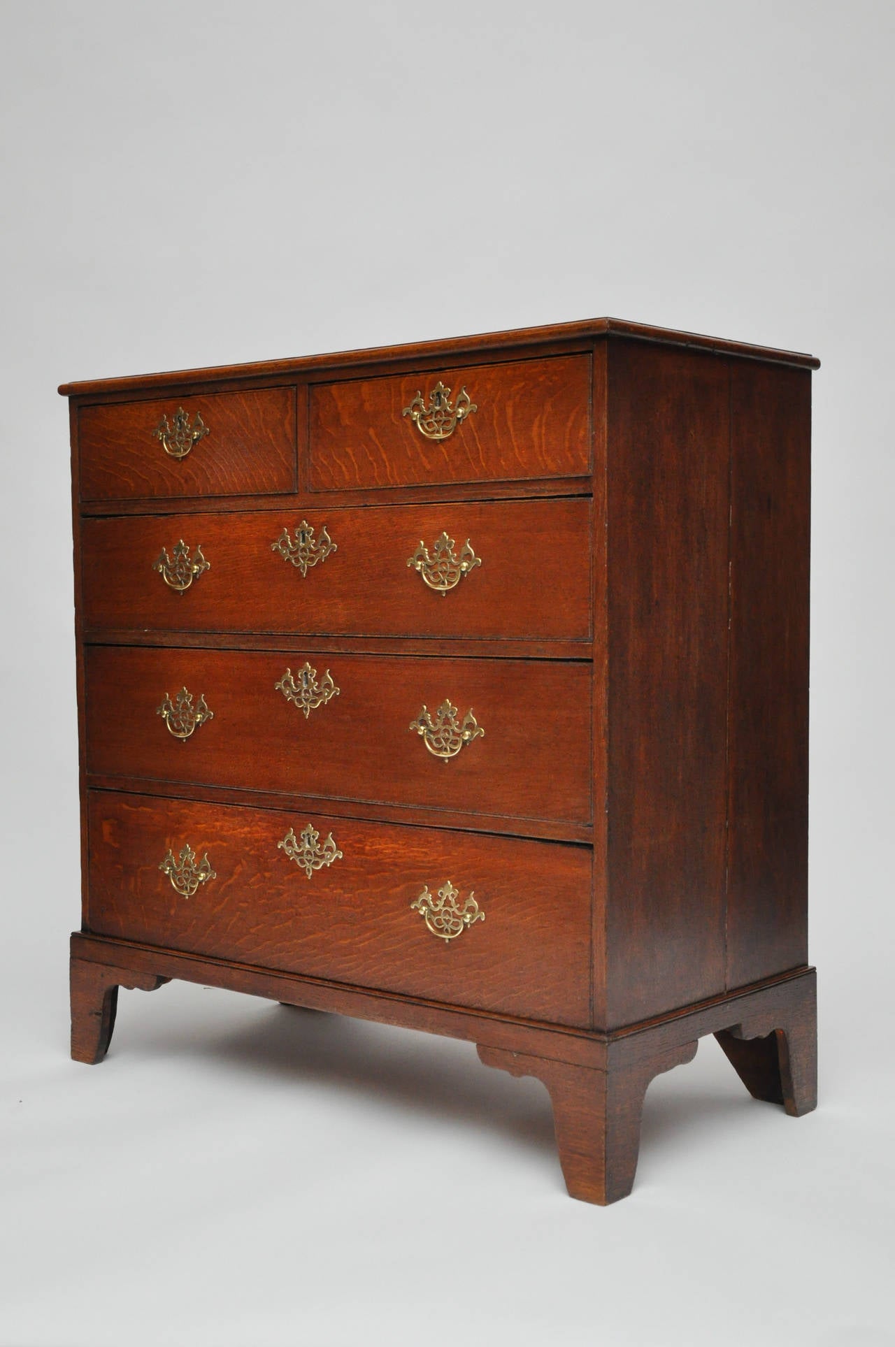 19th Century English Elm Two-Piece Chest
