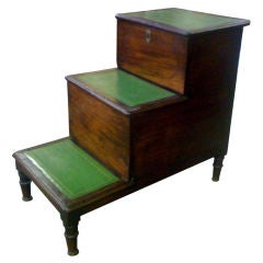 Georgian Mahogany Step Commode