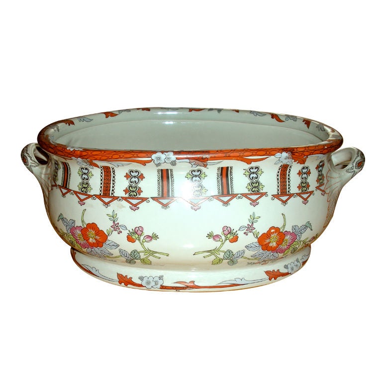 Porcelain Transferware Footbath