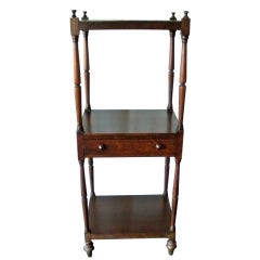 English Mahogany Whatnot