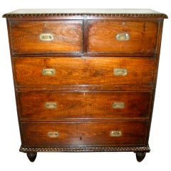 English Rosewood and Cedar Campaign Chest