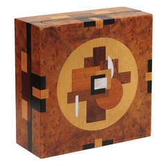 Rare and Unique Marquetry Case