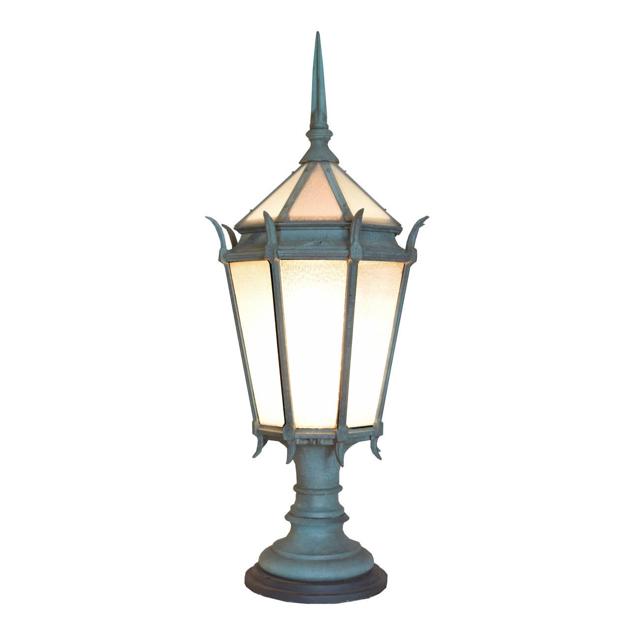 20th Century Pair of American Street Light Table Lamps