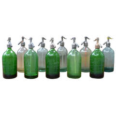 Antique Early 20th Century Argentinian Seltzer Bottles