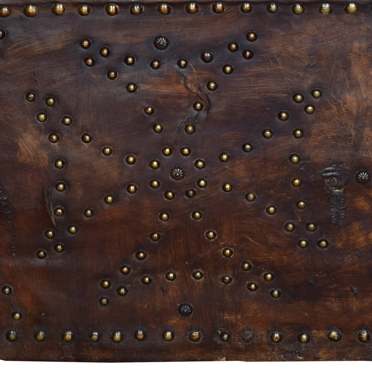 18th Century and Earlier 18th Century French Leather Trunk