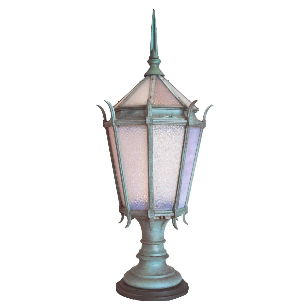 Pair of American Street Light Table Lamps In Good Condition In Round Top, TX