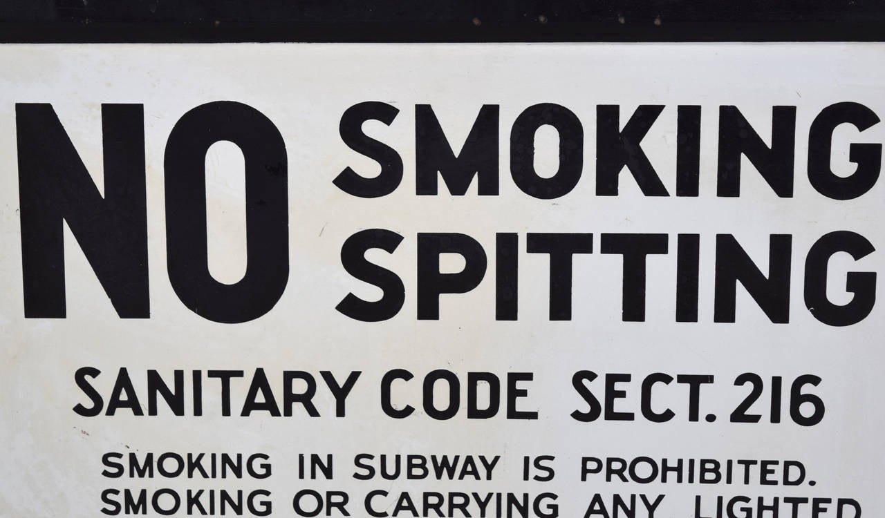 no smoking no spitting