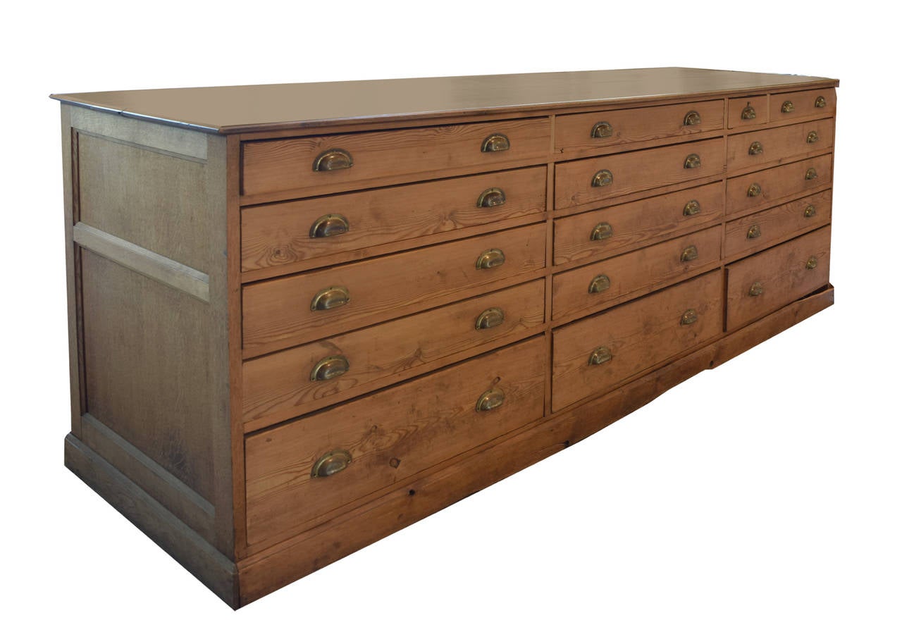 American Store Counter with Drawers