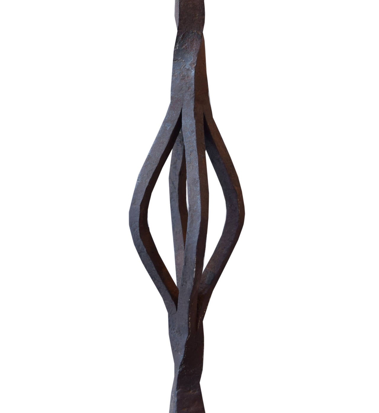 Argentine Wrought Iron Candle Stand by Jose Thenee
