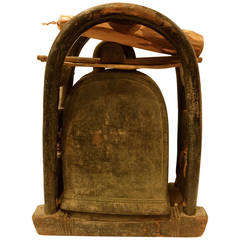 Antique Bronze Elephant Bell