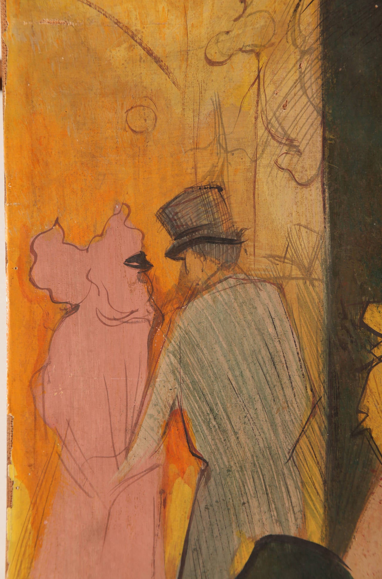 19th Century Toulouse-Lautrec Important Painting