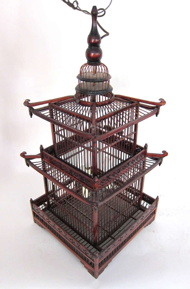 Chinese Pagoda Chandelier 2