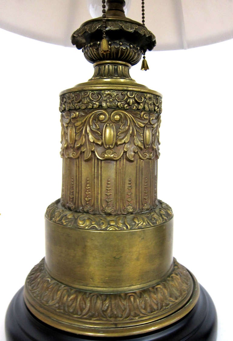 A Pair of French Carcel Bronze Table Lamps 1