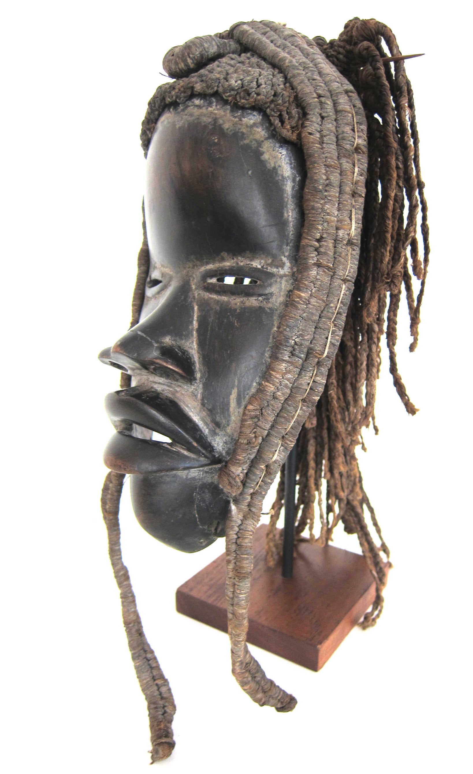 Carved African Mask from the Dan Tribe