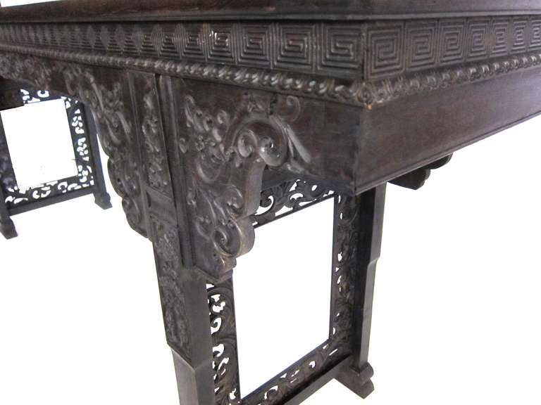 Large Chinese Zitan (Extinct Wood) Altar Table 3