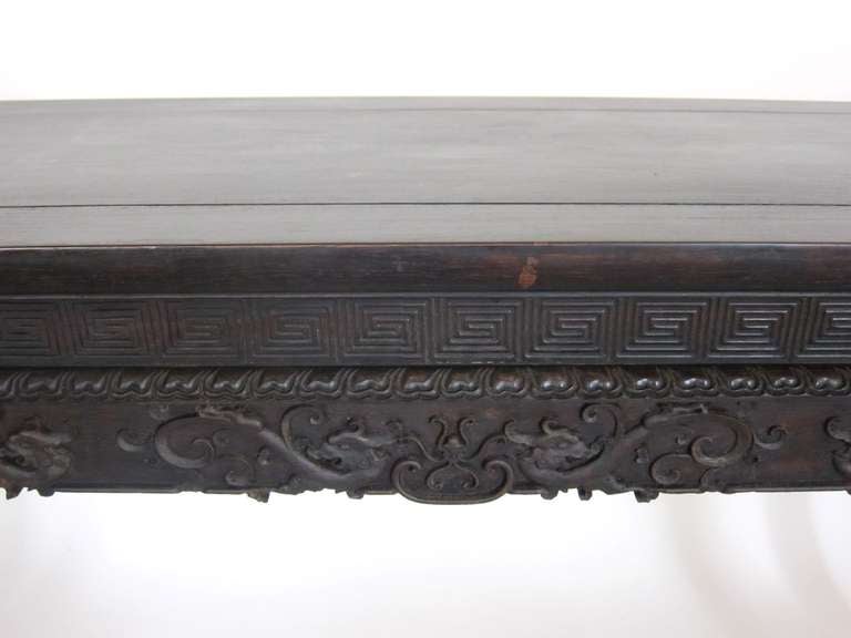 Large Chinese Zitan (Extinct Wood) Altar Table 1