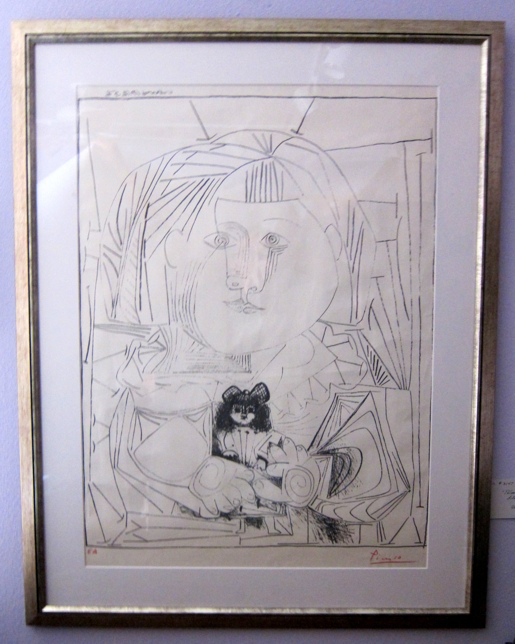 Paloma 
Her Doll by Pablo Picasso