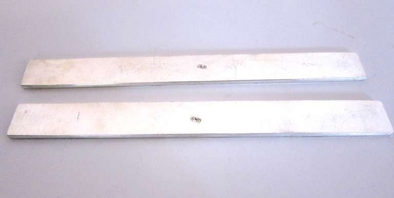 Pair of Chinese Silver Scroll Weights 4