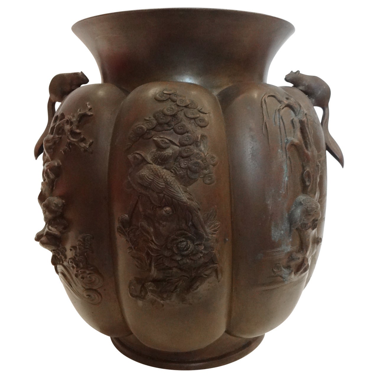 Japanese Bronze Pot