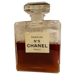 Vintage Large Factice Chanel no. 5 Bottle