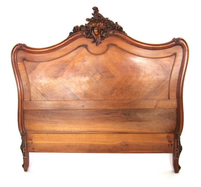 Carved French Cherry Queen / Double Bed