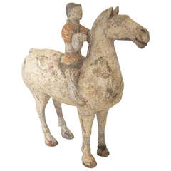 Han Dynasty Terracotta Horse & Rider