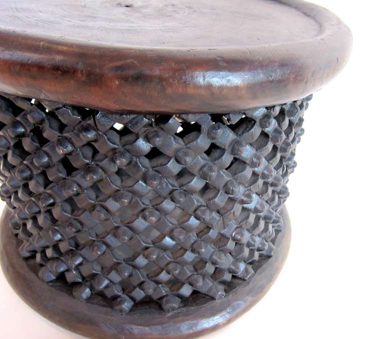 African Spider Table from Cameroon's Bamileke Tribe In Excellent Condition In Sarasota, FL