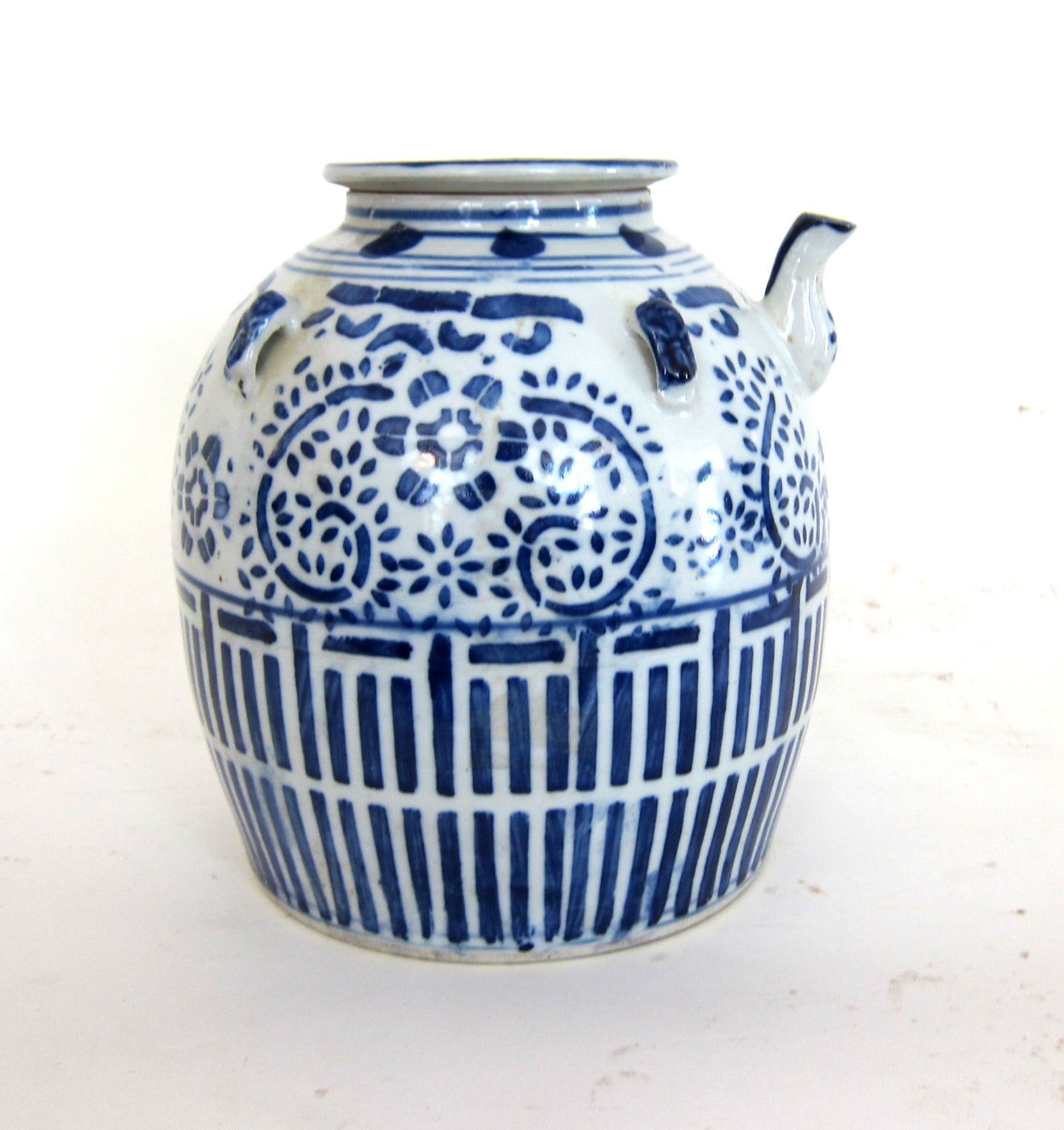 Chinese Blue and White Porceline Teapot