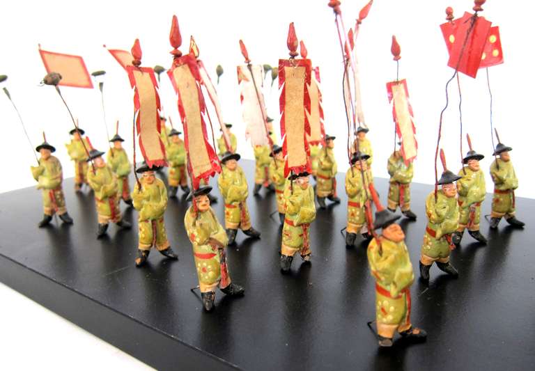 Chinese Toy Figures of a Wedding Parade Procession 2