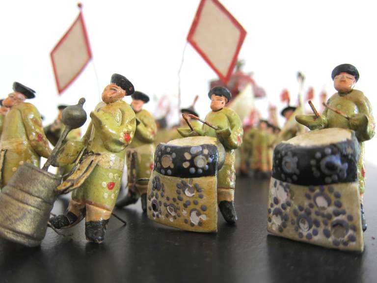 Chinese Toy Figures of a Wedding Parade Procession 4